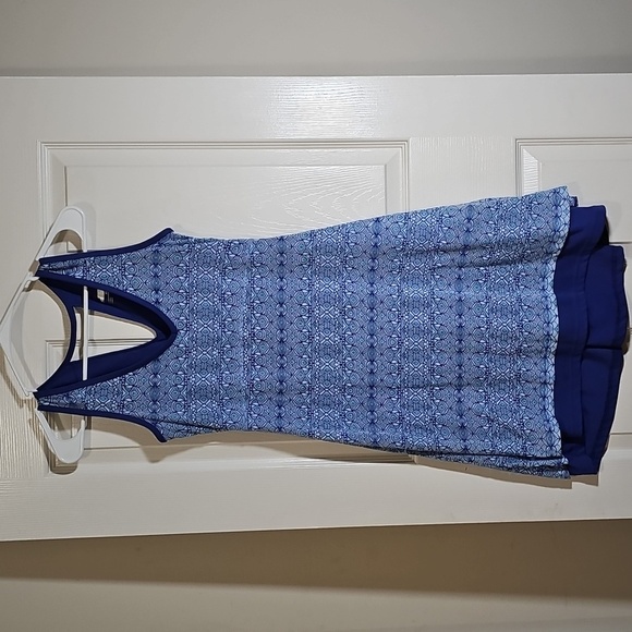 Marmot Active Sport Sleeveless V-Neck Lined Athletic Dress Blue Size XS - Picture 1 of 11